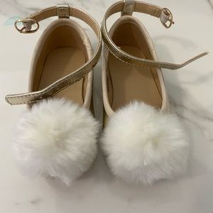 Toddler girls Gold janie and jack dress.